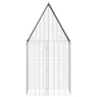 Produktbild för Kaninbur Silver 100 x 100 x 210 cm Galvaniserat Stål