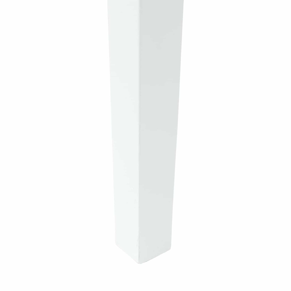 Produktbild för Matstolar 2 pcs Vit 50 x 52,5 x 91 cm Massiv Gummiträ