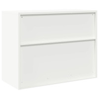 Produktbild för Förvaringsskåp Vit 90 x 40 x 70 cm Stål