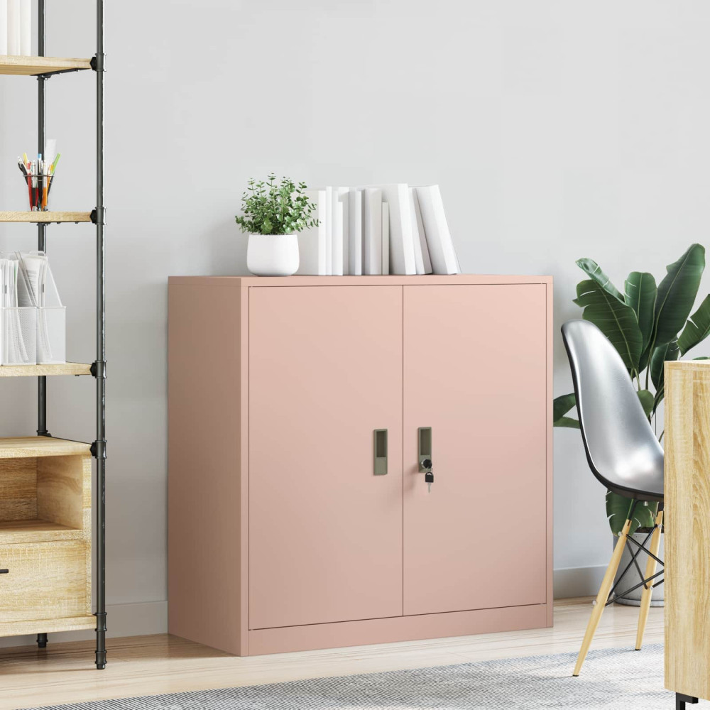 Produktbild för Förvaringsskåp Rosa 90 x 40 x 90 cm Stål