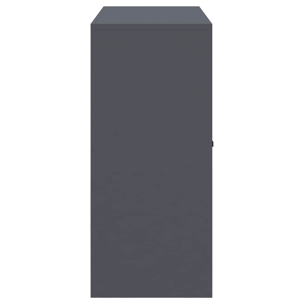 Produktbild för Förvaringsskåp Antracit 90 x 40 x 90 cm Stål
