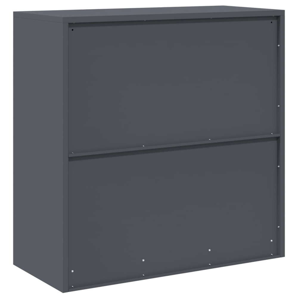 Produktbild för Förvaringsskåp Antracit 90 x 40 x 90 cm Stål