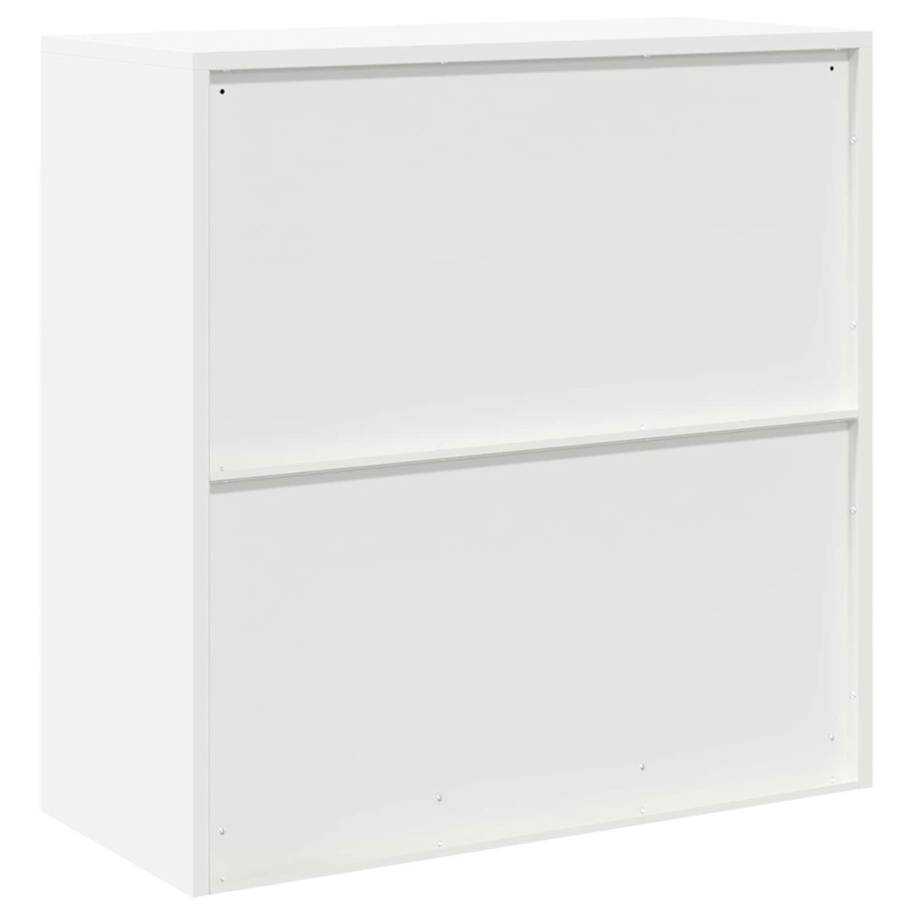 Produktbild för Förvaringsskåp Vit 90 x 40 x 90 cm Stål