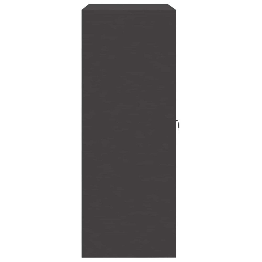 Produktbild för Förvaringsskåp Svart 90 x 40 x 105 cm Stål