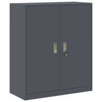Produktbild för Förvaringsskåp Antracit 90 x 40 x 105 cm Stål