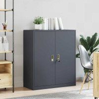 Produktbild för Förvaringsskåp Antracit 90 x 40 x 105 cm Stål