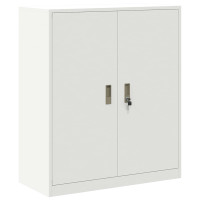 Produktbild för Förvaringsskåp Vit 90 x 40 x 105 cm Stål