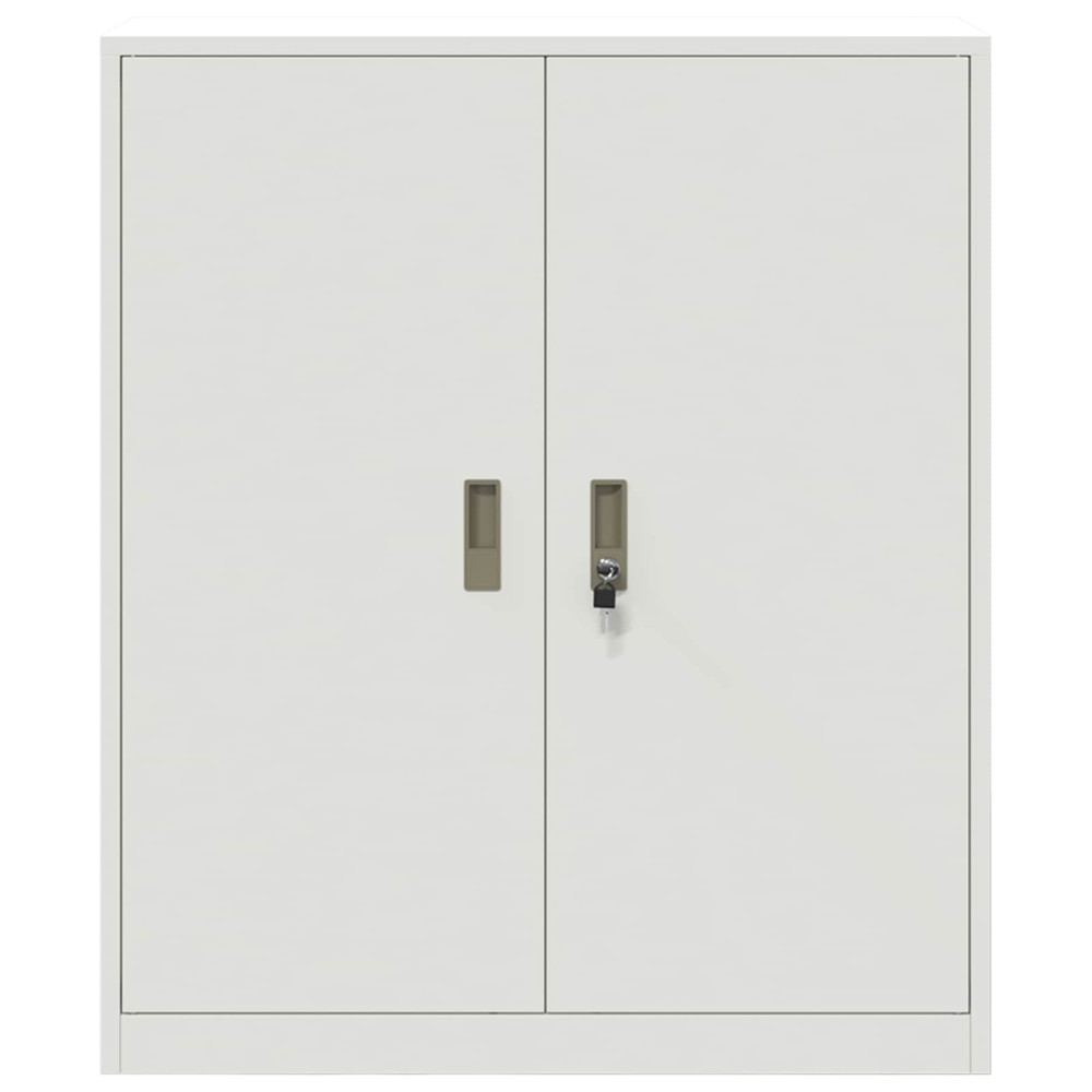 Produktbild för Förvaringsskåp Vit 90 x 40 x 105 cm Stål