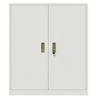 Produktbild för Förvaringsskåp Vit 90 x 40 x 105 cm Stål