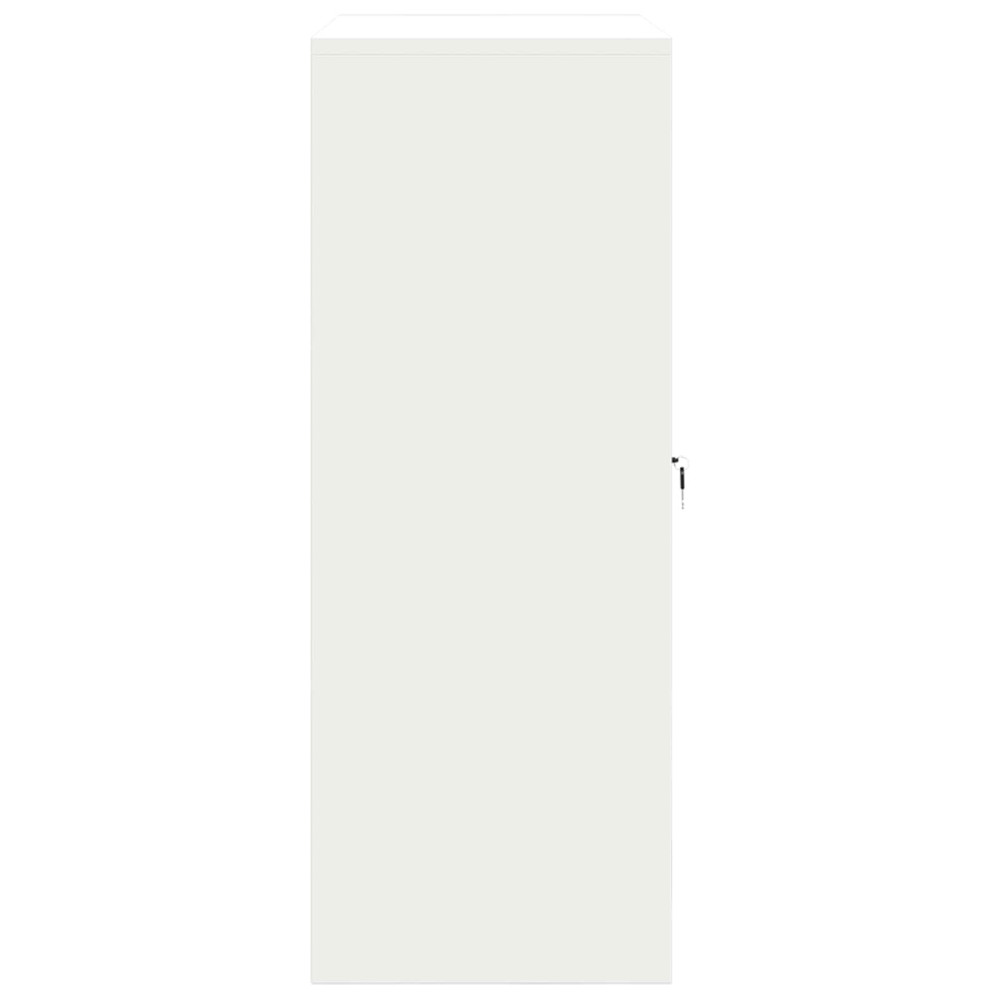 Produktbild för Förvaringsskåp Vit 90 x 40 x 105 cm Stål