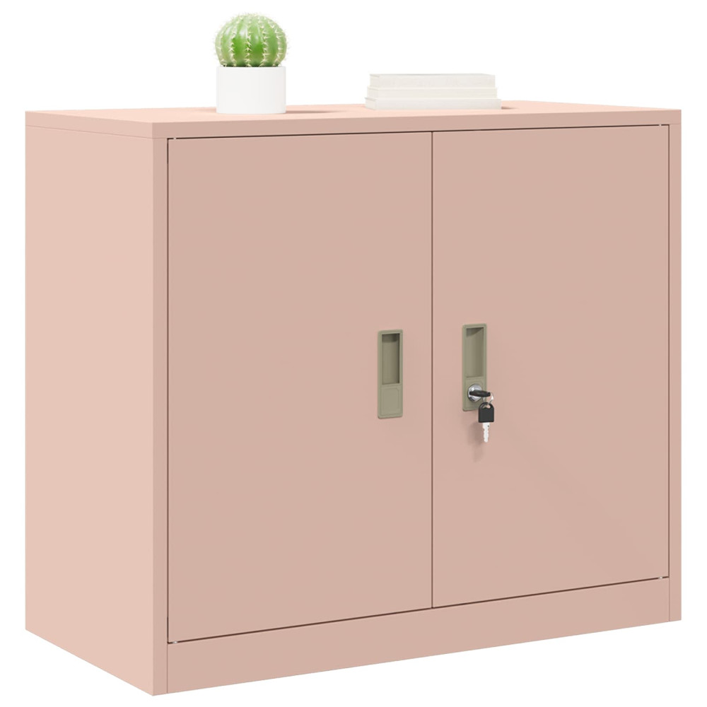 Produktbild för Förvaringsskåp Rosa 80 x 40 x 70 cm Stål