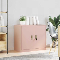 Produktbild för Förvaringsskåp Rosa 80 x 40 x 70 cm Stål