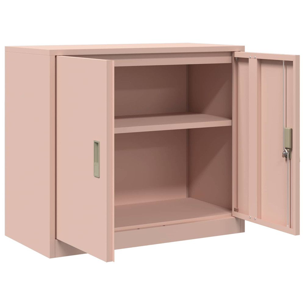 Produktbild för Förvaringsskåp Rosa 80 x 40 x 70 cm Stål
