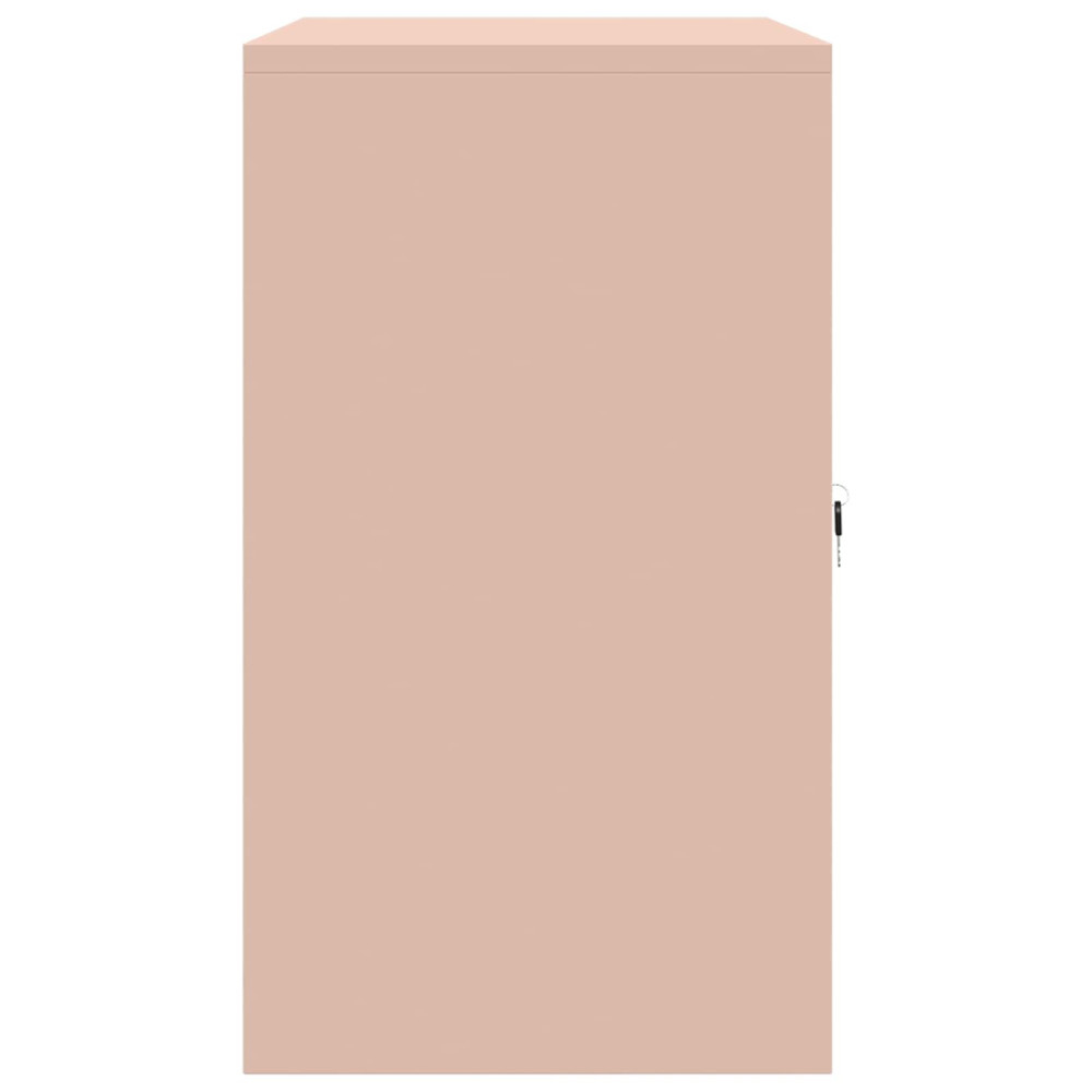 Produktbild för Förvaringsskåp Rosa 80 x 40 x 70 cm Stål