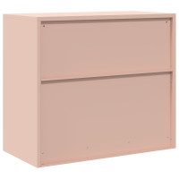 Produktbild för Förvaringsskåp Rosa 80 x 40 x 70 cm Stål