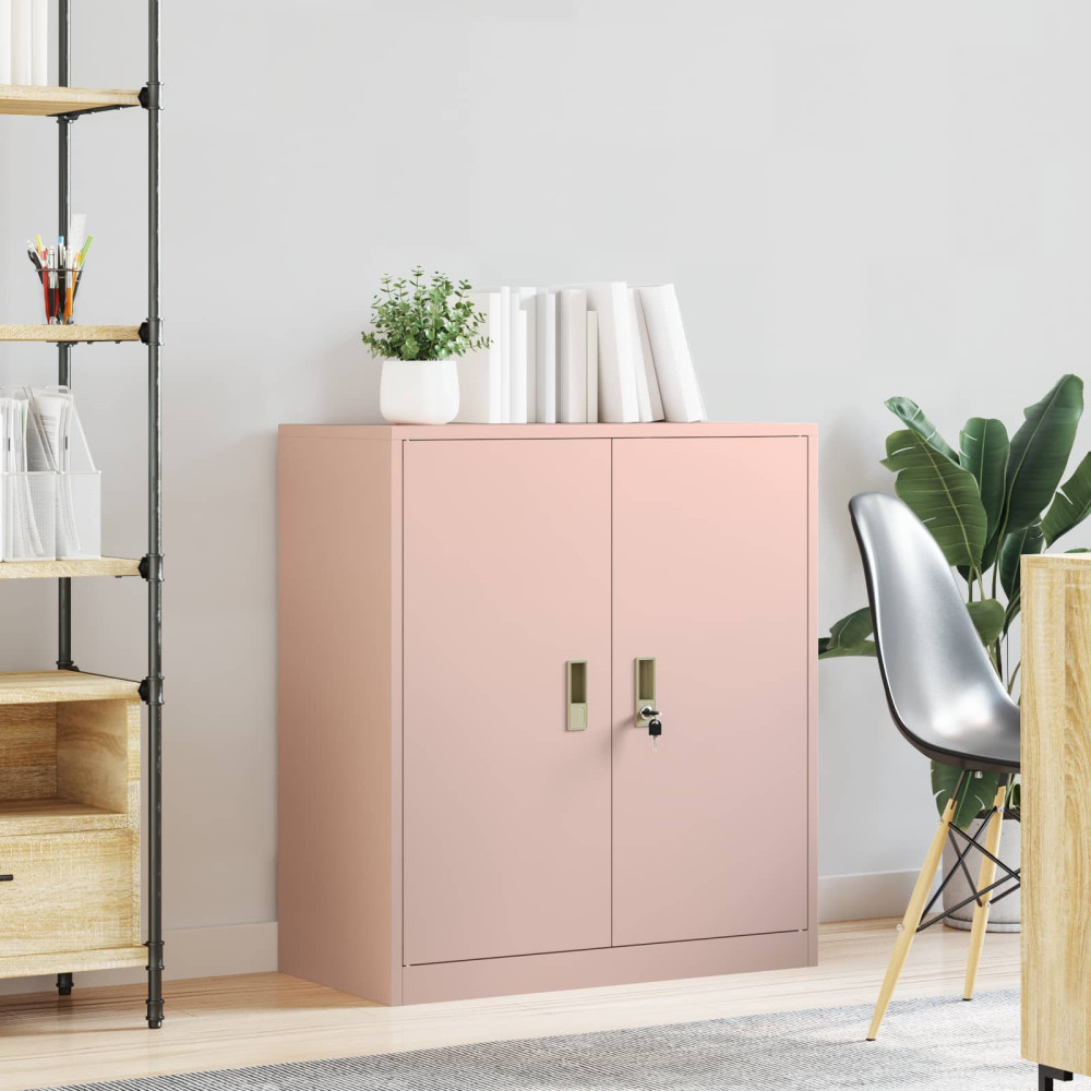 Produktbild för Förvaringsskåp Rosa 80 x 40 x 90 cm Stål