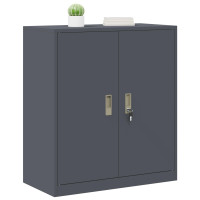 Produktbild för Förvaringsskåp Antracit 80 x 40 x 90 cm Stål