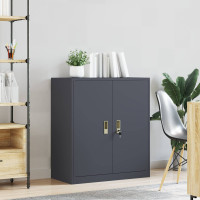 Produktbild för Förvaringsskåp Antracit 80 x 40 x 90 cm Stål