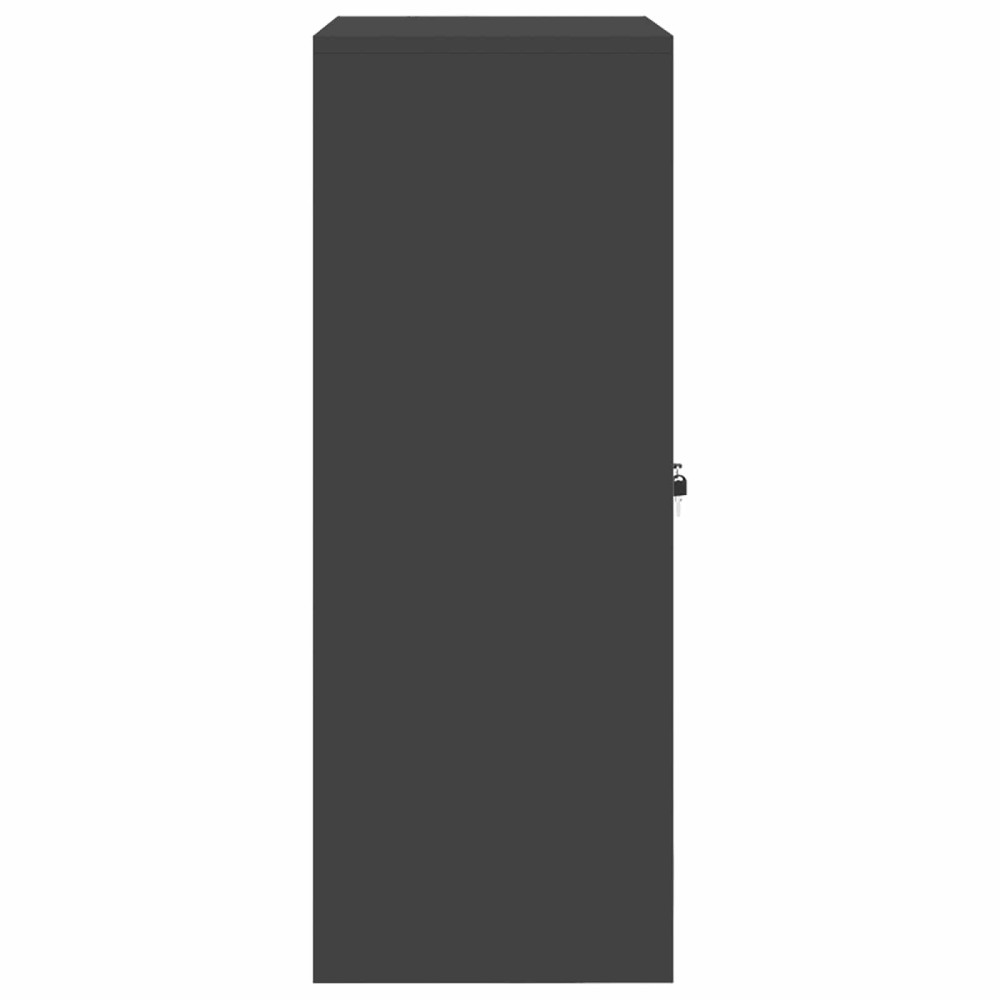 Produktbild för Förvaringsskåp Svart 80 x 40 x 105 cm Stål