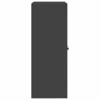 Produktbild för Förvaringsskåp Svart 80 x 40 x 105 cm Stål