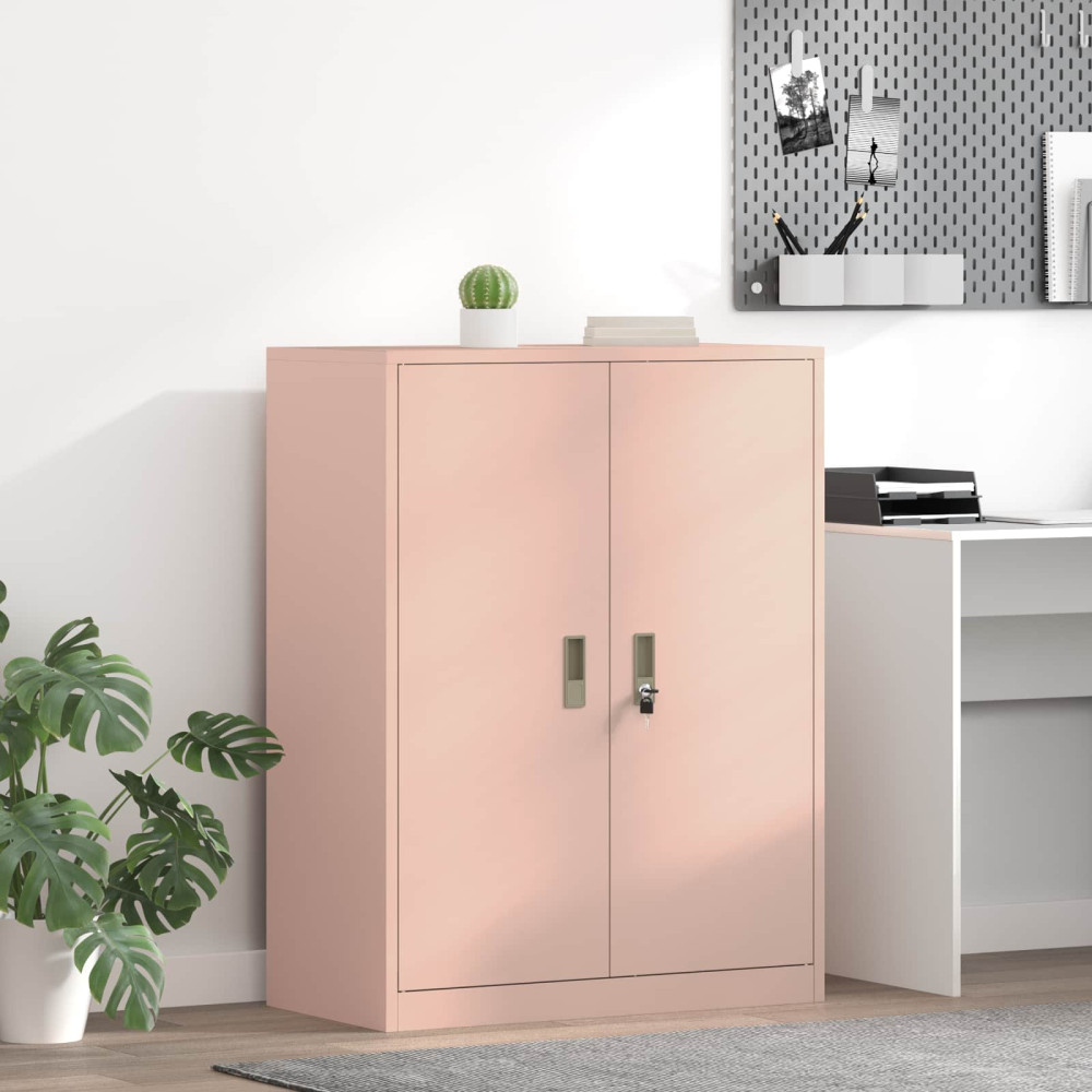 Produktbild för Förvaringsskåp Rosa 80 x 40 x 105 cm Stål