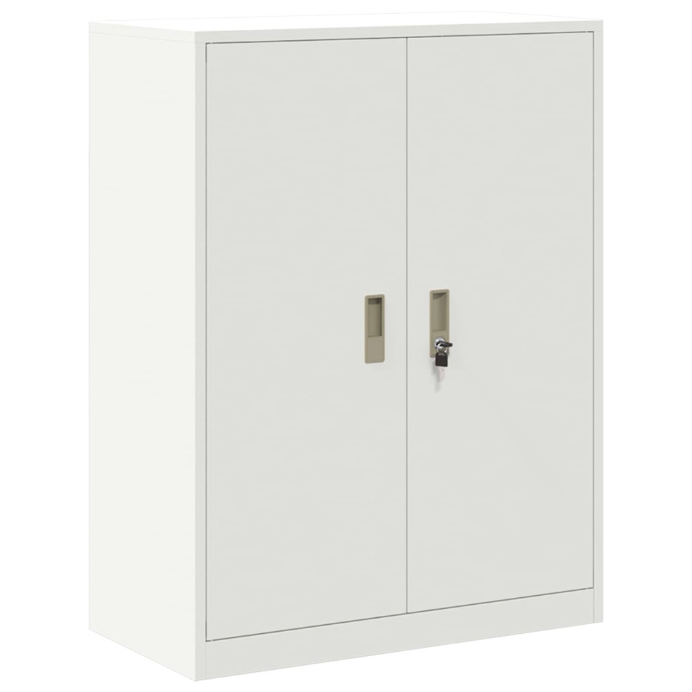Produktbild för Förvaringsskåp Vit 80 x 40 x 105 cm Stål