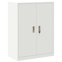 Produktbild för Förvaringsskåp Vit 80 x 40 x 105 cm Stål