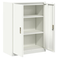 Produktbild för Förvaringsskåp Vit 80 x 40 x 105 cm Stål