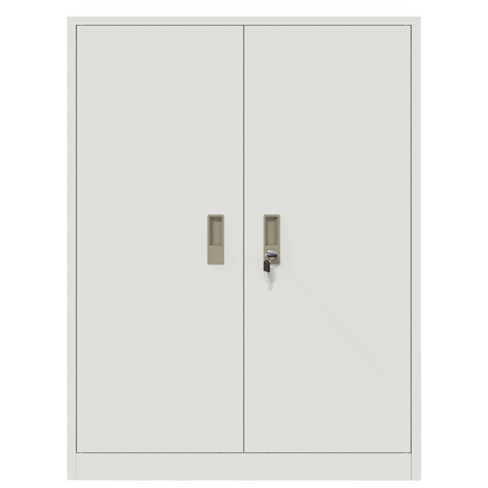 Produktbild för Förvaringsskåp Vit 80 x 40 x 105 cm Stål
