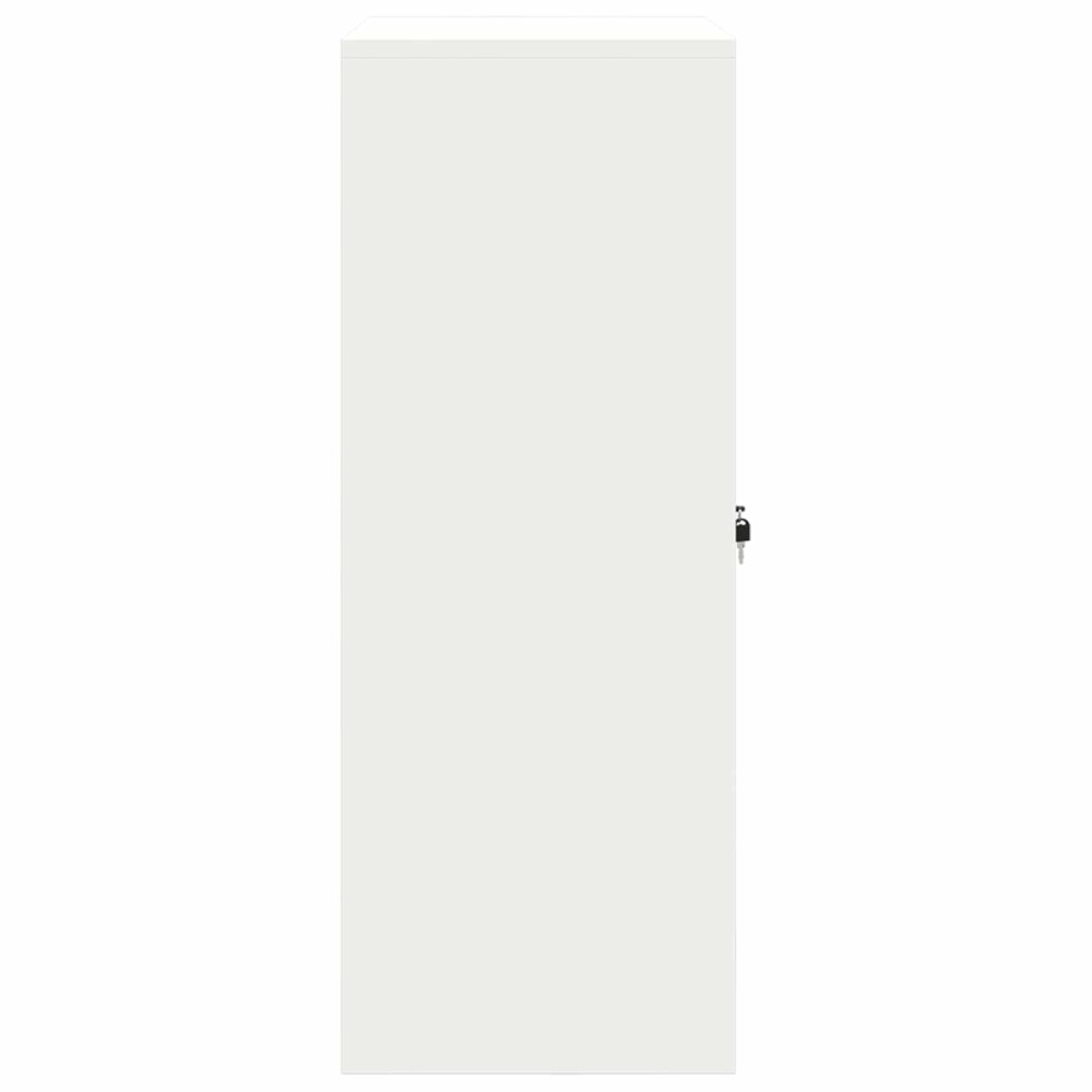 Produktbild för Förvaringsskåp Vit 80 x 40 x 105 cm Stål