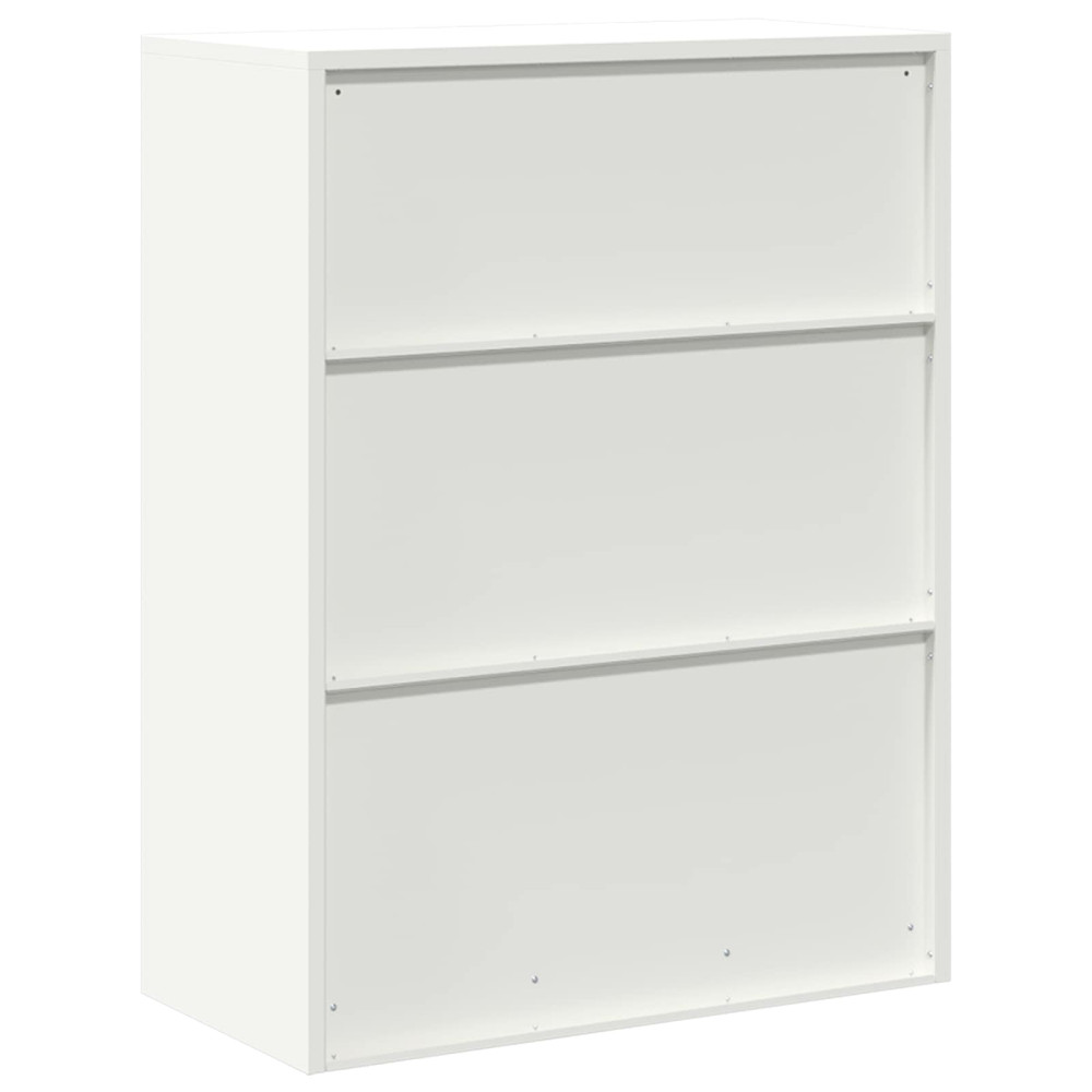Produktbild för Förvaringsskåp Vit 80 x 40 x 105 cm Stål