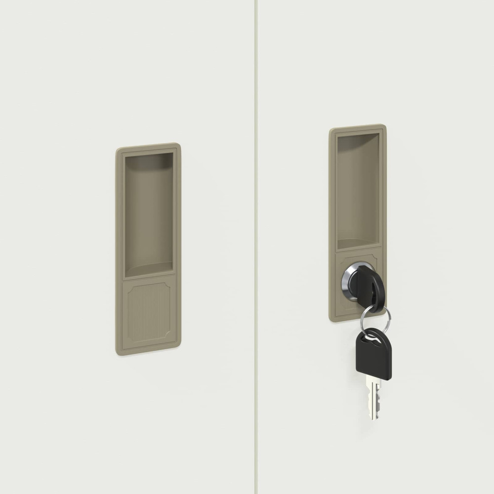 Produktbild för Förvaringsskåp Vit 80 x 40 x 105 cm Stål