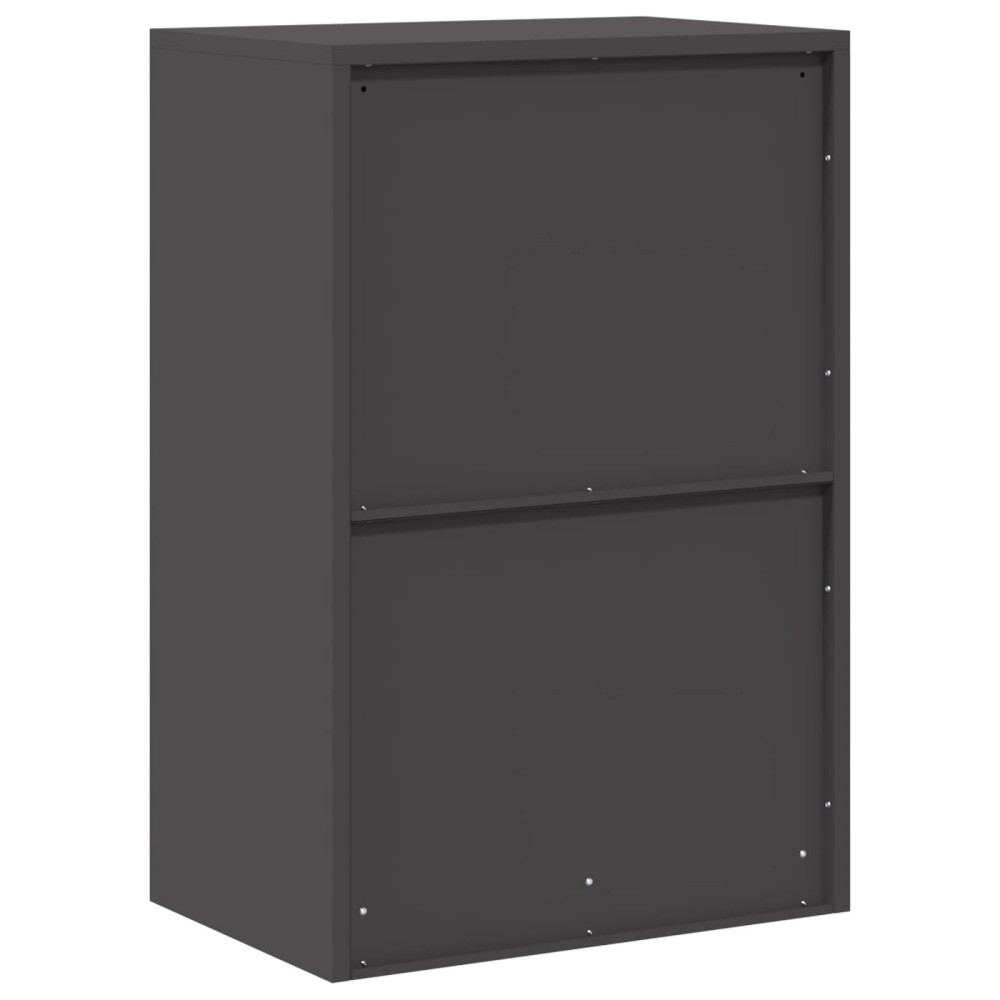 Produktbild för Förvaringsskåp Svart 60 x 40 x 90 cm Stål