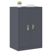 Produktbild för Förvaringsskåp Antracit 60 x 40 x 90 cm Stål