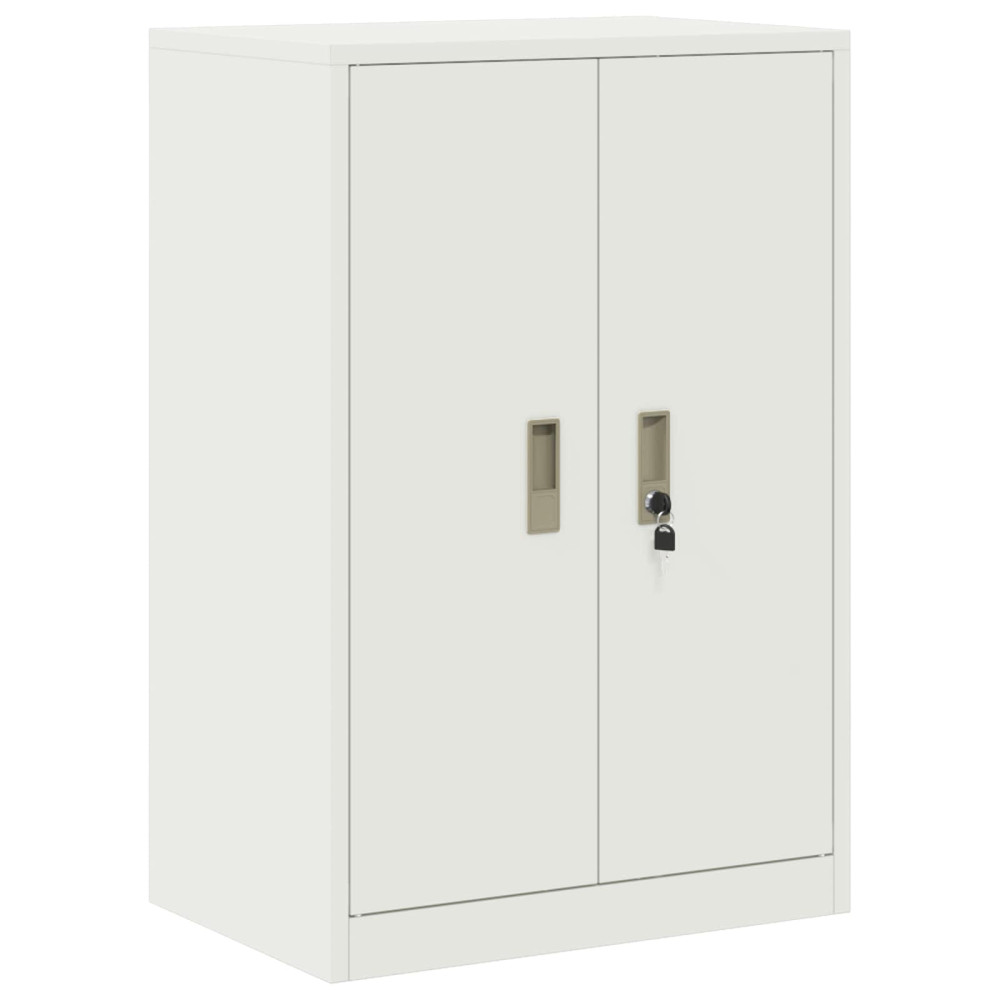 Produktbild för Förvaringsskåp Vit 60 x 40 x 90 cm Stål