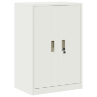 Produktbild för Förvaringsskåp Vit 60 x 40 x 90 cm Stål