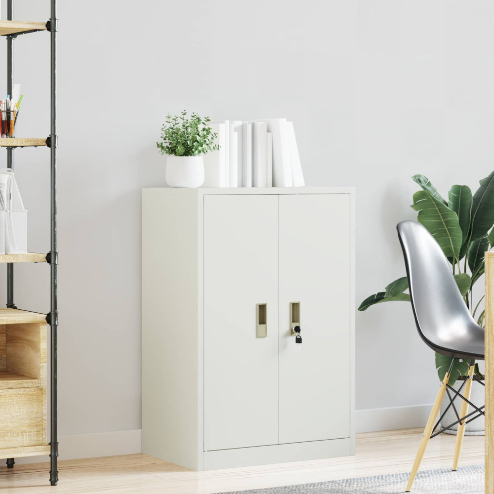 Produktbild för Förvaringsskåp Vit 60 x 40 x 90 cm Stål