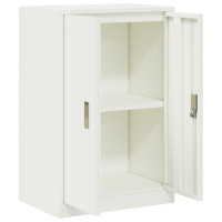 Produktbild för Förvaringsskåp Vit 60 x 40 x 90 cm Stål