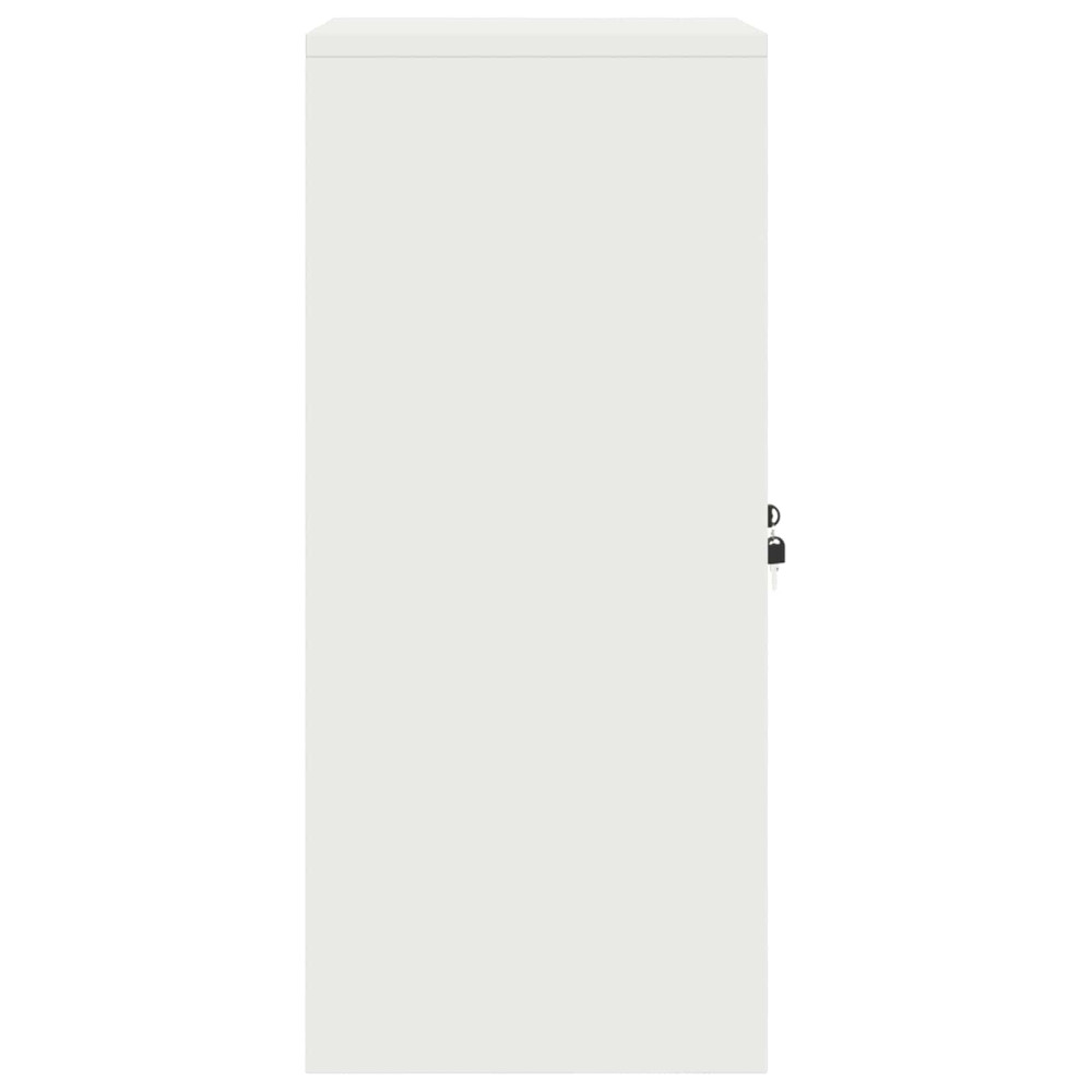 Produktbild för Förvaringsskåp Vit 60 x 40 x 90 cm Stål