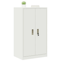 Produktbild för Förvaringsskåp Vit 60 x 40 x 105 cm Stål