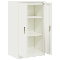 Produktbild för Förvaringsskåp Vit 60 x 40 x 105 cm Stål