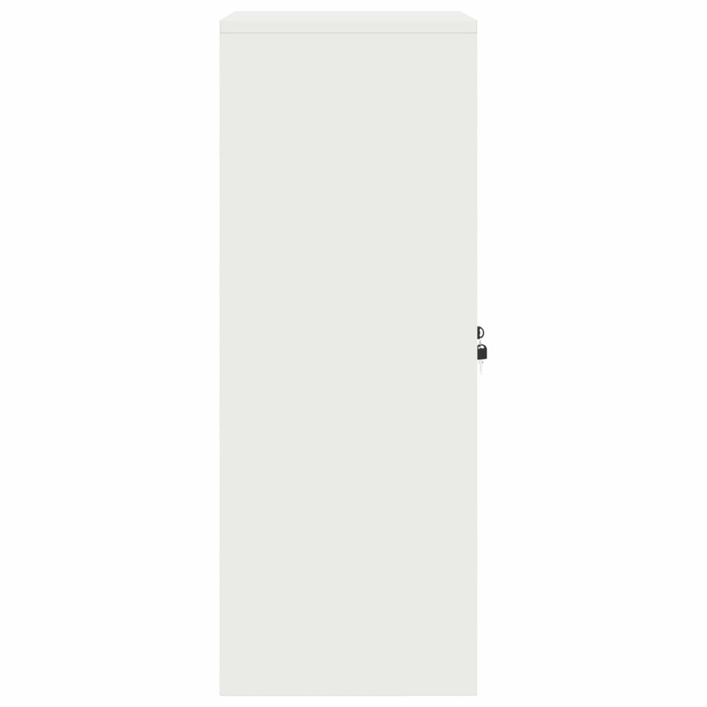 Produktbild för Förvaringsskåp Vit 60 x 40 x 105 cm Stål