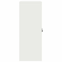 Produktbild för Förvaringsskåp Vit 60 x 40 x 105 cm Stål
