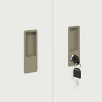 Produktbild för Förvaringsskåp Vit 60 x 40 x 105 cm Stål
