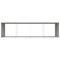 Produktbild för Planteringskärl Elfenben 385 x 100 x 75 cm Galvaniserat Stål