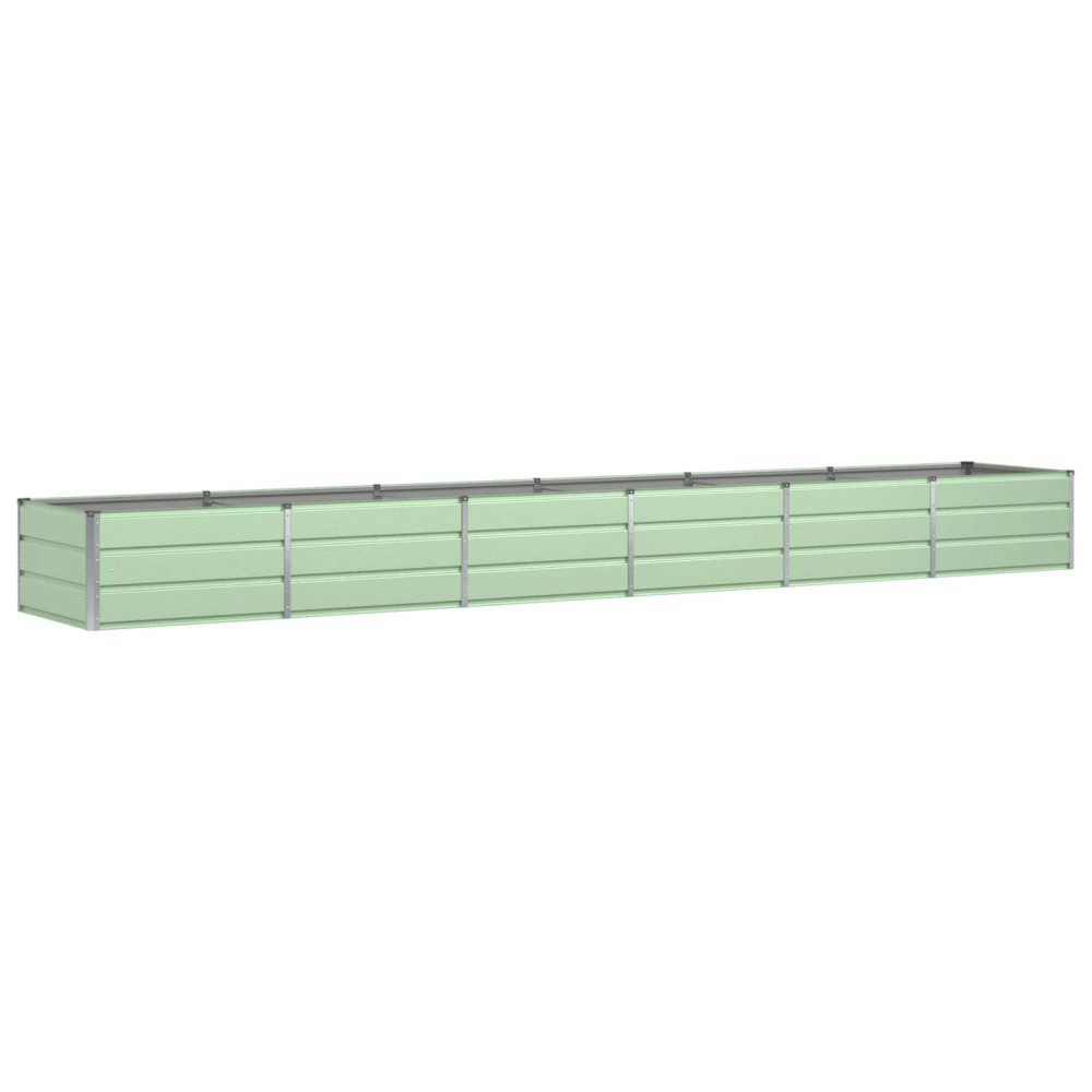 Produktbild för Planteringskärl Grön 480 x 80 x 45 cm Stål
