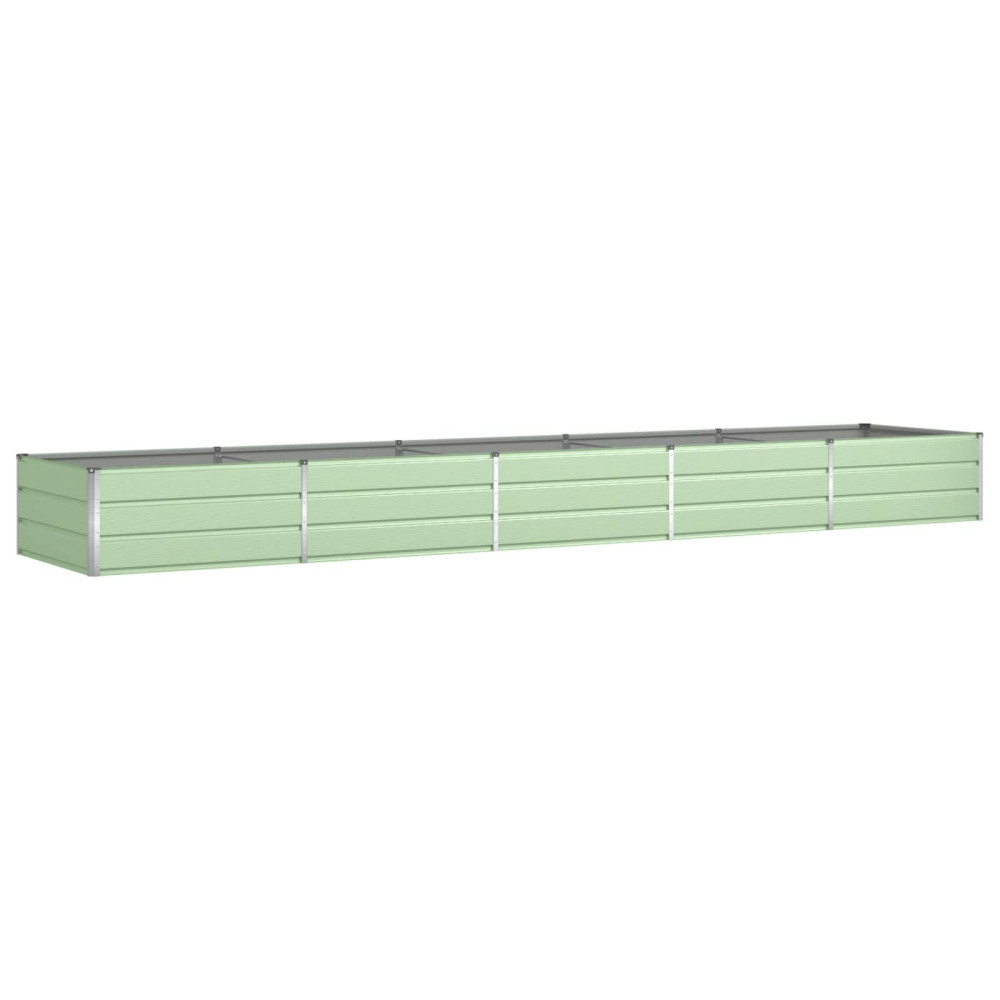 Produktbild för Planteringskärl Pastellgrön 480 x 100 x 45 cm Galvaniserat Stål