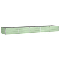 Produktbild för Planteringskärl Pastellgrön 480 x 100 x 45 cm Galvaniserat Stål