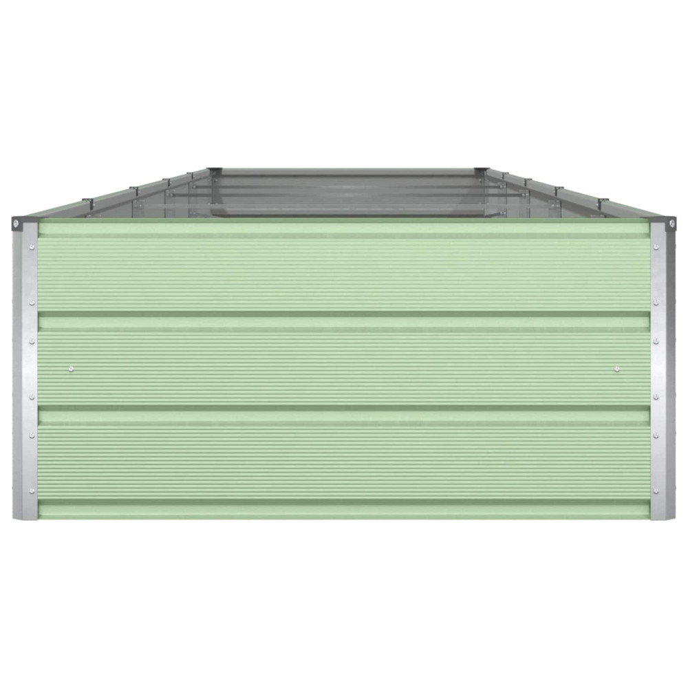 Produktbild för Planteringskärl Pastellgrön 480 x 100 x 45 cm Galvaniserat Stål