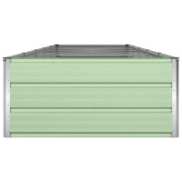 Produktbild för Planteringskärl Pastellgrön 480 x 100 x 45 cm Galvaniserat Stål